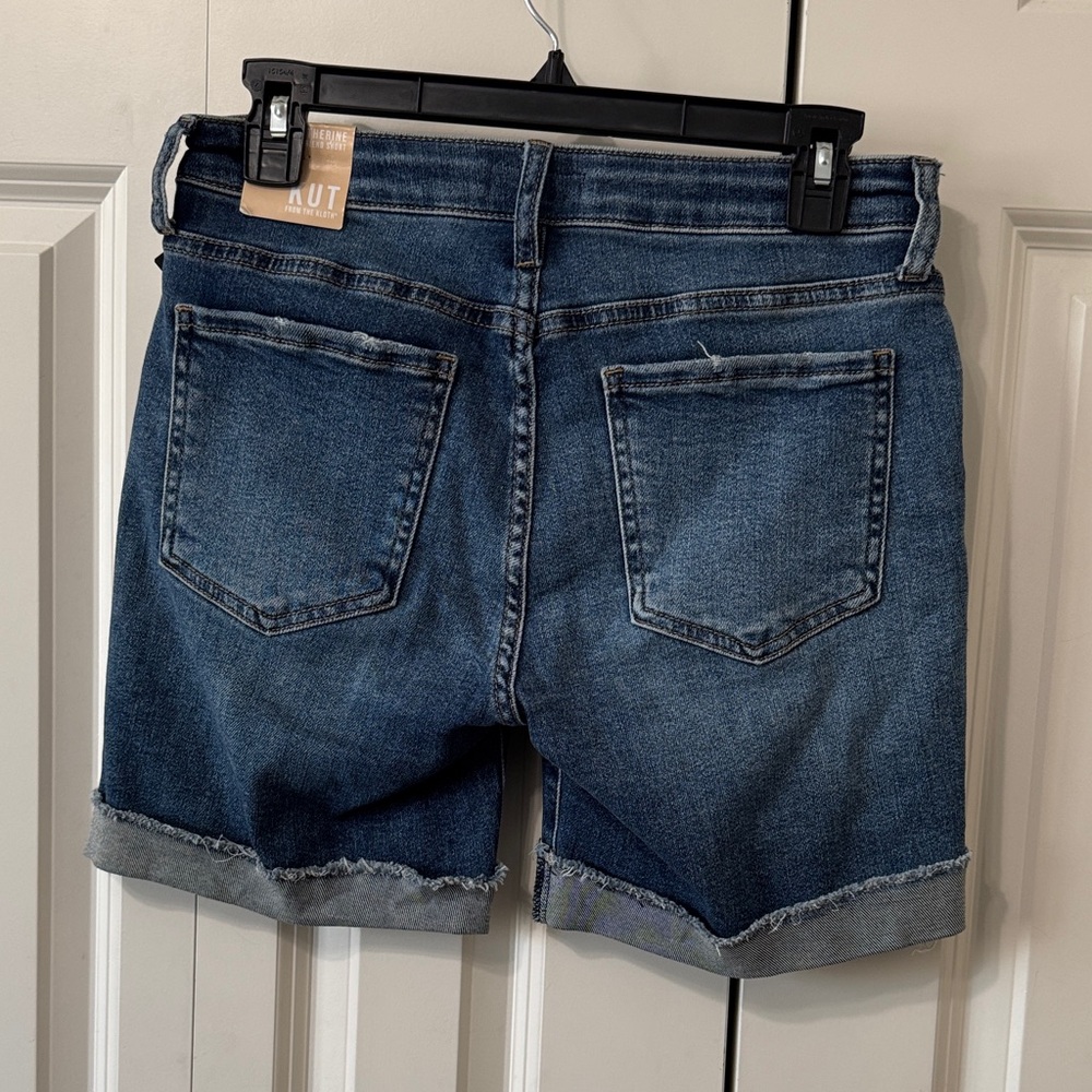 Kut from the Kloth Distressed Catherine Boyfriend Jean Shorts - Picture 2 of 8